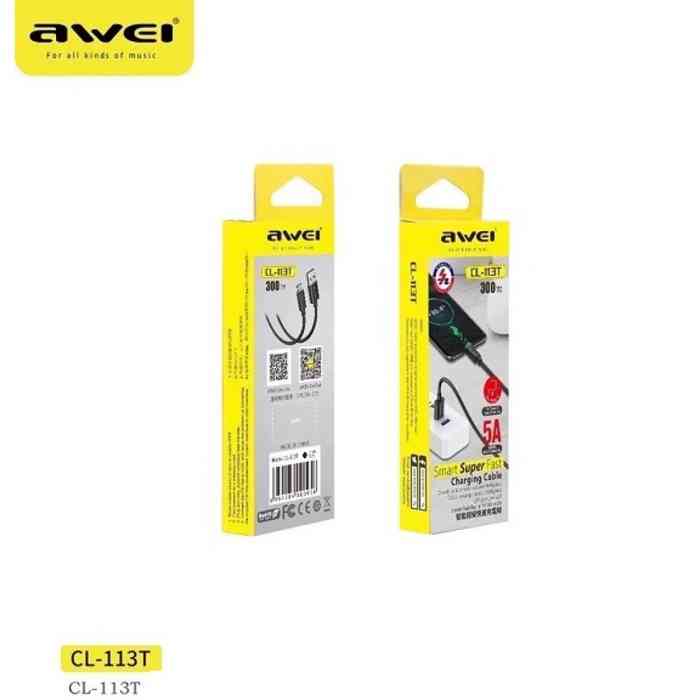 Awei CL-113T 30cm usb to Type-C Cables